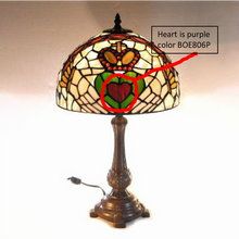 Load image into Gallery viewer, Claddagh Lamp (purple Heart)