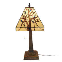 Load image into Gallery viewer, Tree Of Life Stained Glass Lamp