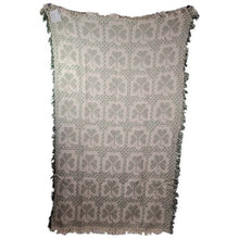 Load image into Gallery viewer, Green &amp; Cream Shamrock Throw