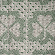 Load image into Gallery viewer, Green &amp; Cream Shamrock Throw