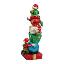 Load image into Gallery viewer, Irish Elves Stacking Presents Figurine