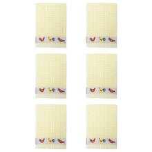 Load image into Gallery viewer, Packs of Poli-Dri Chickens Cotton Tea Towel