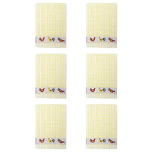Load image into Gallery viewer, Packs of Poli-Dri Chickens Cotton Tea Towel