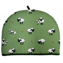 Load image into Gallery viewer, Fluffy Flock Green, Quilted Tea Cozy
