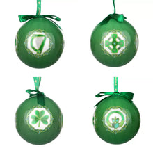 Load image into Gallery viewer, Emblems of Ireland Christmas Bauble