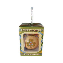 Load image into Gallery viewer, Irish Weave Shamrock Christmas Tree Bauble