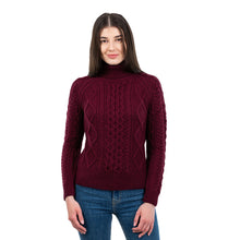 Load image into Gallery viewer, Cable Knit Turtle Neck Sweater