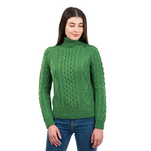 Load image into Gallery viewer, Cable Knit Turtle Neck Sweater