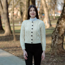 Load image into Gallery viewer, Ladies Cable Cardigan