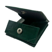 Load image into Gallery viewer, Square Leather Shamrock Coin Purse