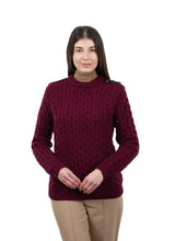 Load image into Gallery viewer, Ladies Side Button Sweater