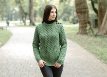 Load image into Gallery viewer, Ladies Side Button Sweater