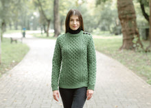 Load image into Gallery viewer, Ladies Side Button Sweater