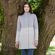 Load image into Gallery viewer, Ladies Herringbone Wool Coat