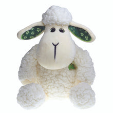 Load image into Gallery viewer, 8" Irish Sheep Kids Plush Toy with Shamrock