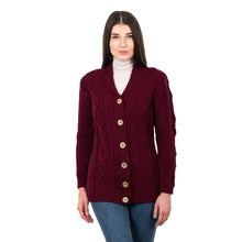 Load image into Gallery viewer, Ladies Shawl Collar Cardigan