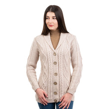 Load image into Gallery viewer, Ladies Shawl Collar Cardigan