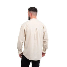 Load image into Gallery viewer, Grandfather Shirt for Mens - Vintage Cotton and Linen Long-Sleeve Ireland Traditional Shirt Collarless