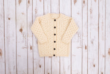 Load image into Gallery viewer, Kids Aran Cardigan