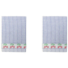 Load image into Gallery viewer, Packs of Poli-Dri Cherries Cotton Tea Towel