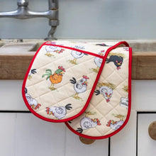 Load image into Gallery viewer, Farmhouse Chicken Double Oven Glove