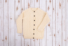 Load image into Gallery viewer, Kids Aran Cardigan
