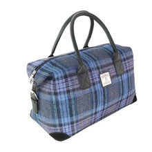 Load image into Gallery viewer, Scottish Harris Tweed Tartan Overnight Bag