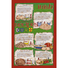 Load image into Gallery viewer, Packs of Irish Recipes Cotton Tea Towel 100% Cotton