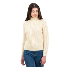 Load image into Gallery viewer, Cable Knit Turtle Neck Sweater