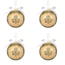 Load image into Gallery viewer, Irish Weave Shamrock Christmas Tree Bauble