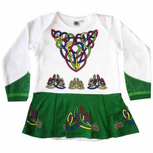 Load image into Gallery viewer, Baby Irish Dancer Dress Vest with Celtic Detail