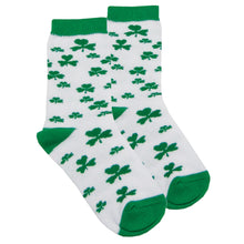 Load image into Gallery viewer, KidsShamrock Socks - Irish-Themed Cotton Blend