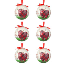 Load image into Gallery viewer, Highland Cow Tree Bauble