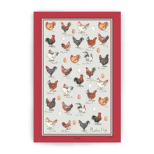 Load image into Gallery viewer, Chicken &amp; Egg Tea Towel
