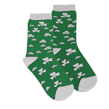 Load image into Gallery viewer, KidsShamrock Socks - Irish-Themed Cotton Blend