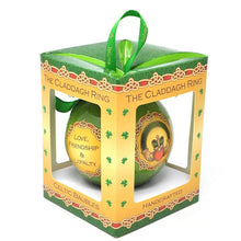 Load image into Gallery viewer, Claddagh Ring Designed Christmas Bauble