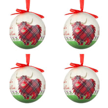Load image into Gallery viewer, Highland Cow Tree Bauble