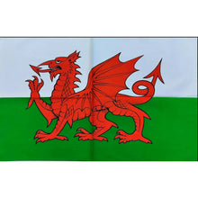 Load image into Gallery viewer, Wales Flag Tea Towel - Cotton Dragon Design