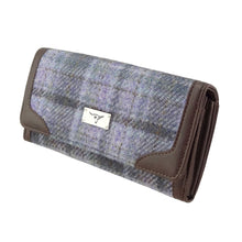 Load image into Gallery viewer, Harris Tweed 'Bute' Tartan Long Purse