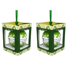 Load image into Gallery viewer, Irish Blessing Christmas Tree Bauble Ornament