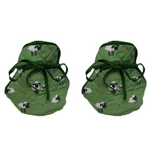Load image into Gallery viewer, Packs of Fluffy Flock Green Irish Sheep Muff Cosy