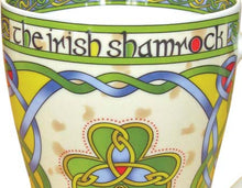 Load image into Gallery viewer, 3 Leaf Shamrock Ceramic Irish Mug