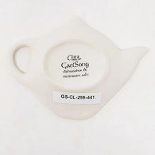 Load image into Gallery viewer, Gaelsong Shamrock Celtic Teabag Holder