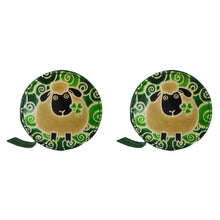 Load image into Gallery viewer, Round Leather Sheep Irish Coin Purse
