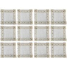 Load image into Gallery viewer, Packs of Kinsale Shamrock Embroidered Tablecloth 36x36