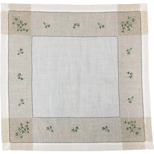 Load image into Gallery viewer, Packs of Kinsale Shamrock Embroidered Tablecloth 36x36