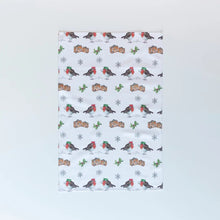 Load image into Gallery viewer, Home for Christmas Cotton Tea Towel
