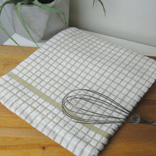 Load image into Gallery viewer, Packs of Poli-Dri Beige Cotton Tea Towel