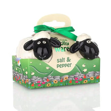 Load image into Gallery viewer, Hand Painted Ceramic Sheep Salt&amp;Pepper Shakers