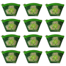 Load image into Gallery viewer, Leather Shamrock Coin Purse